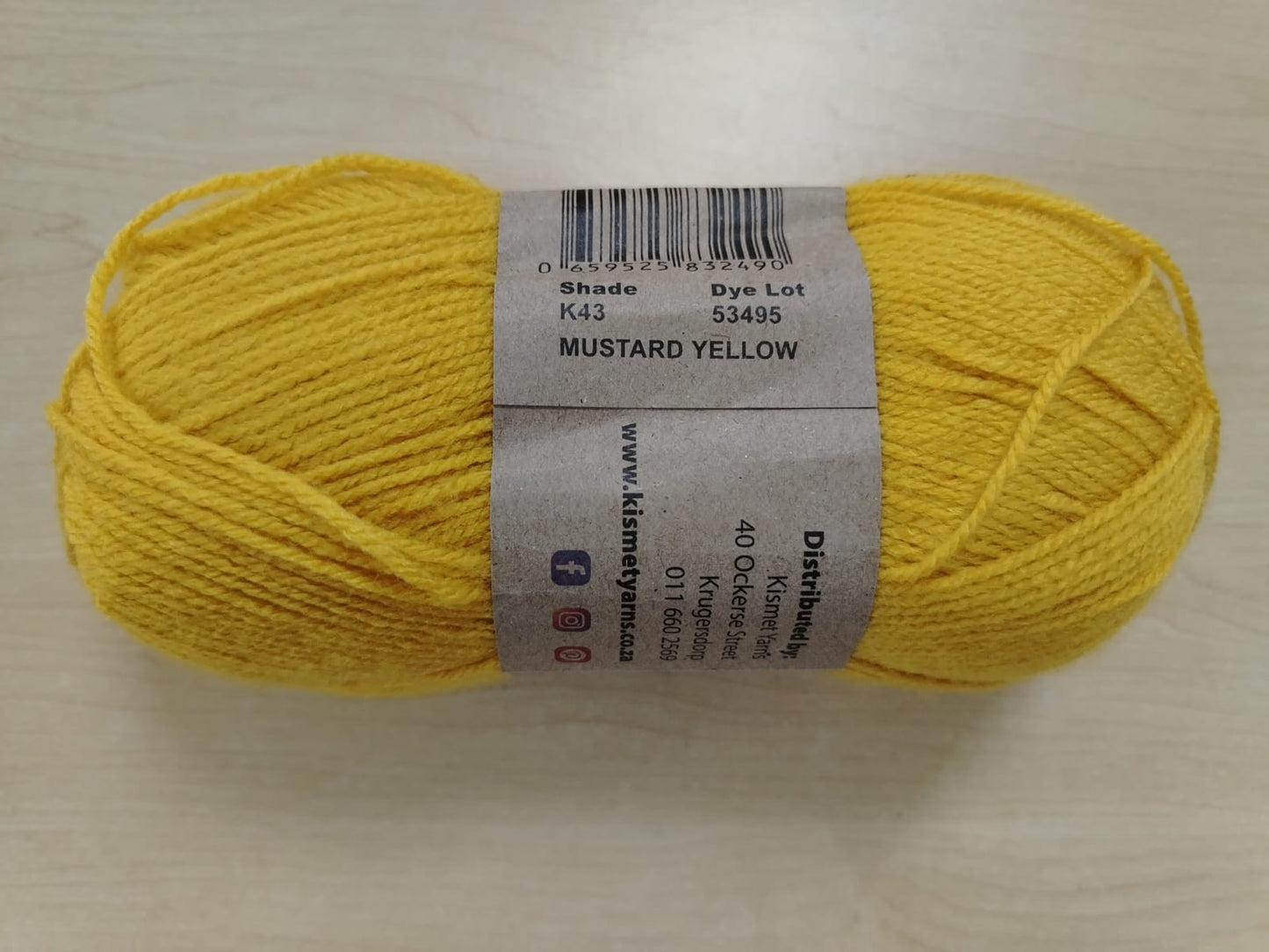 Knitspiration DK- 43 Mustard Yellow