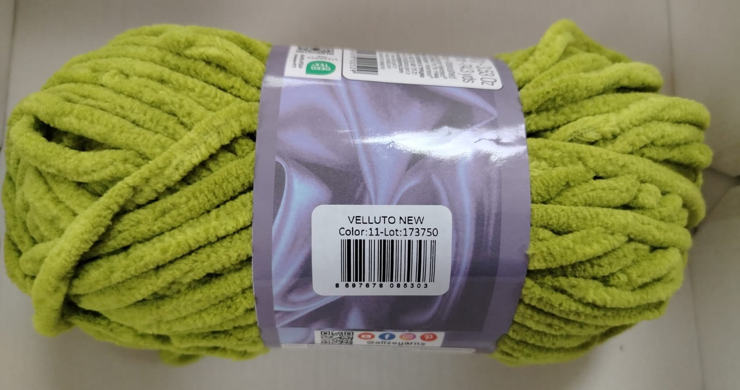 Alize Velluto -11 Pistachion Green