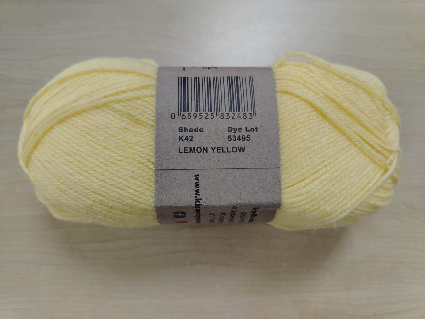 Knitspiration DK-42 Lemon Yellow