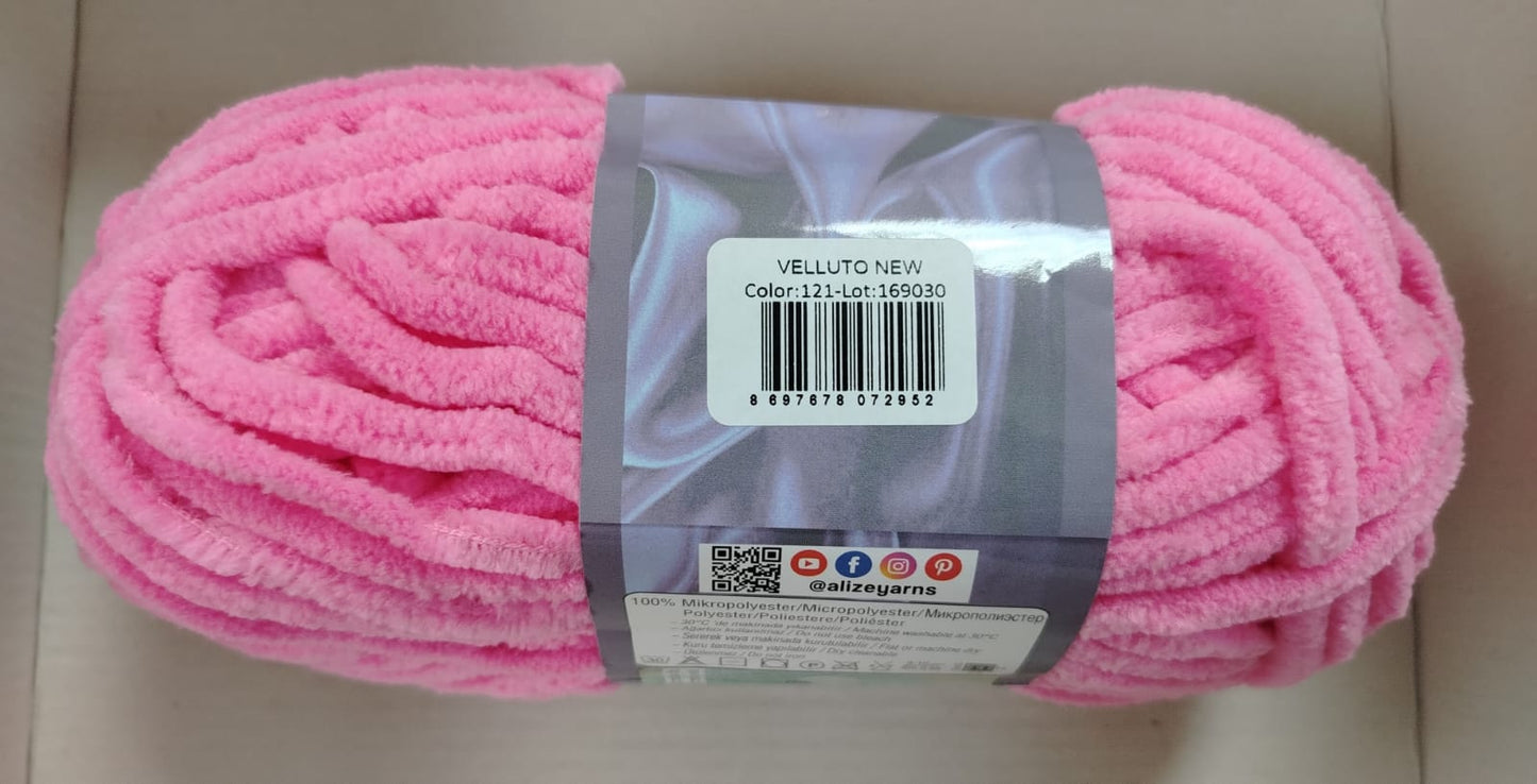 Alize Velluto-121 Cotton Candy