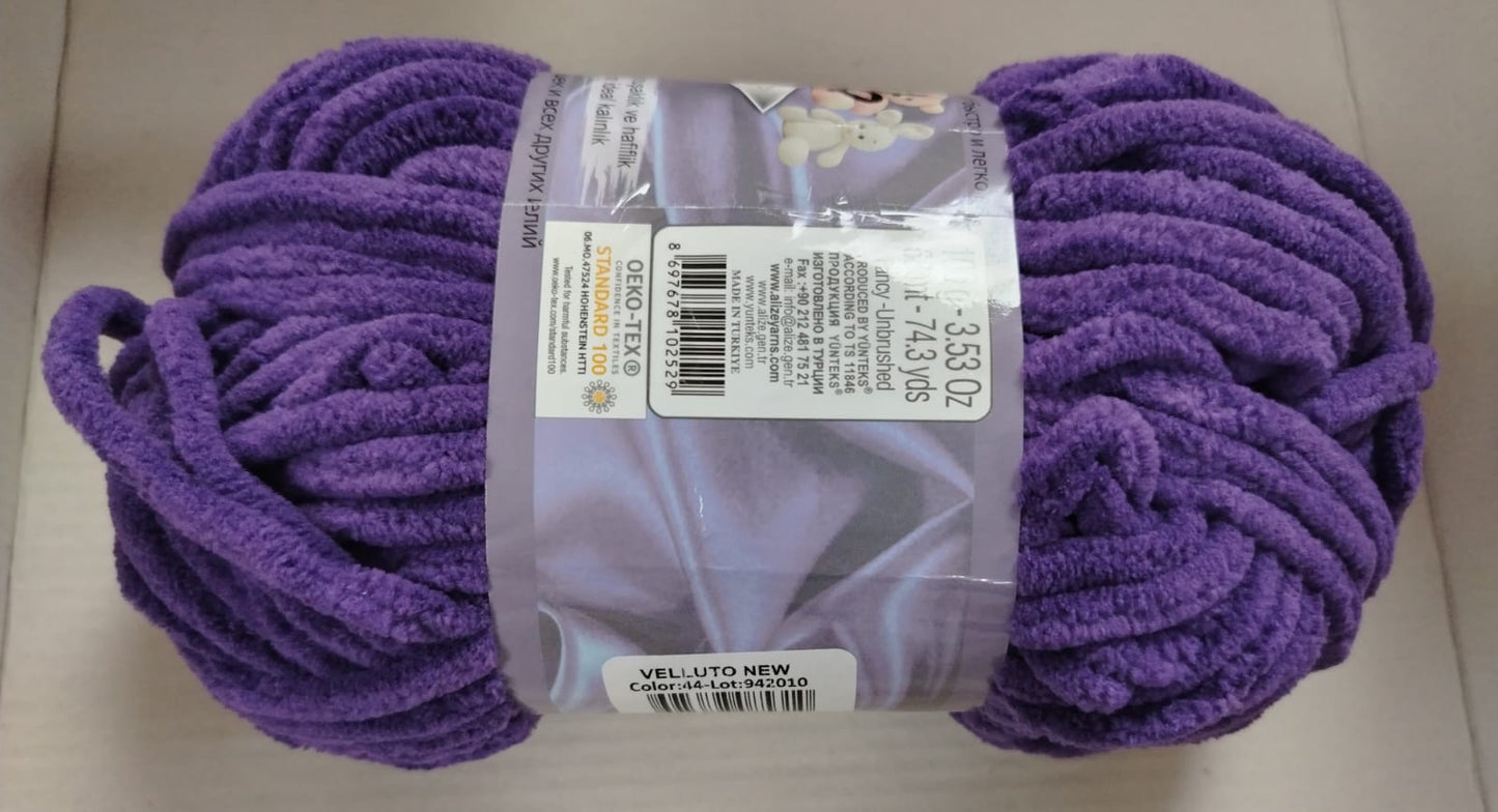 Alize Velluto-44 Purple