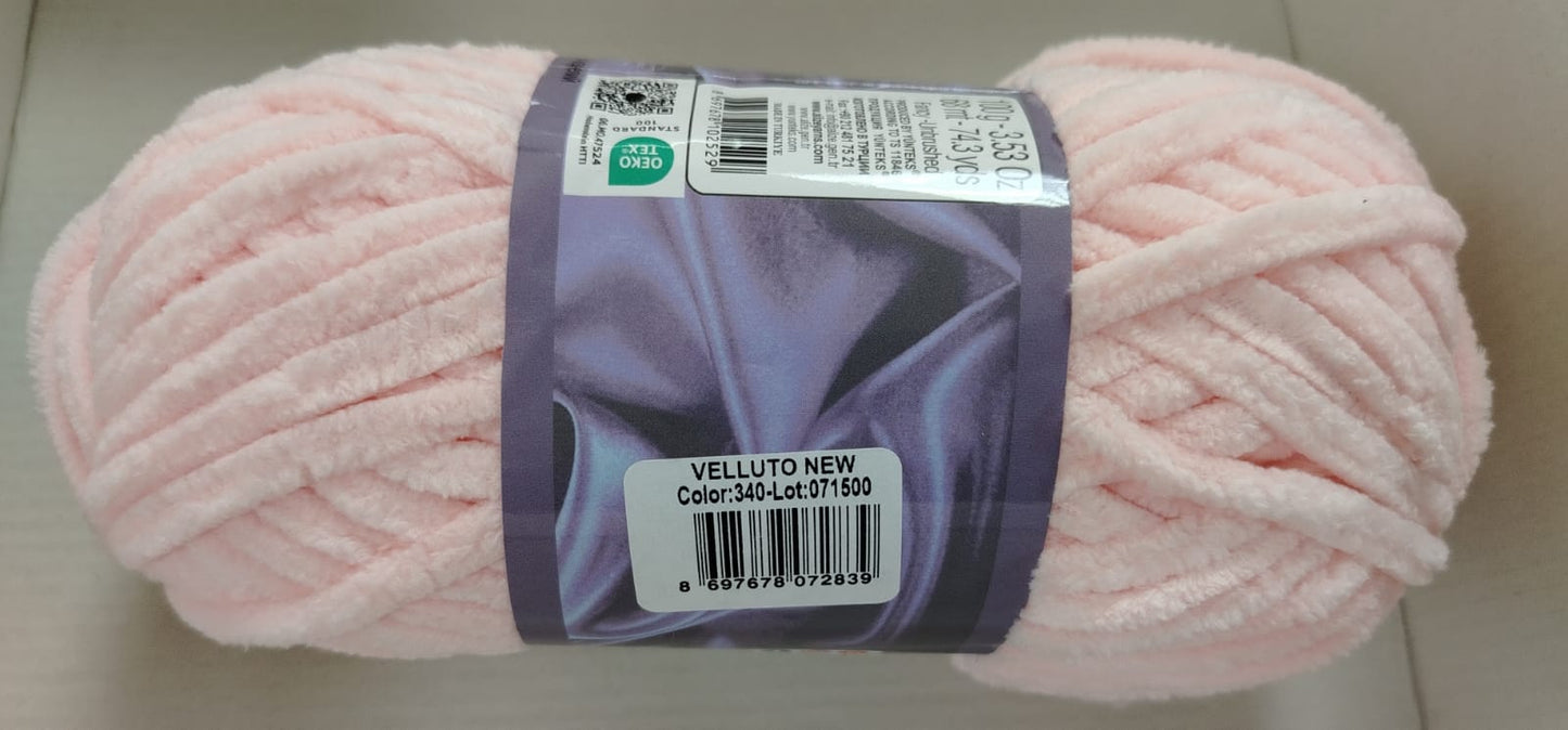 Alize Velluto -340 Powder Pink