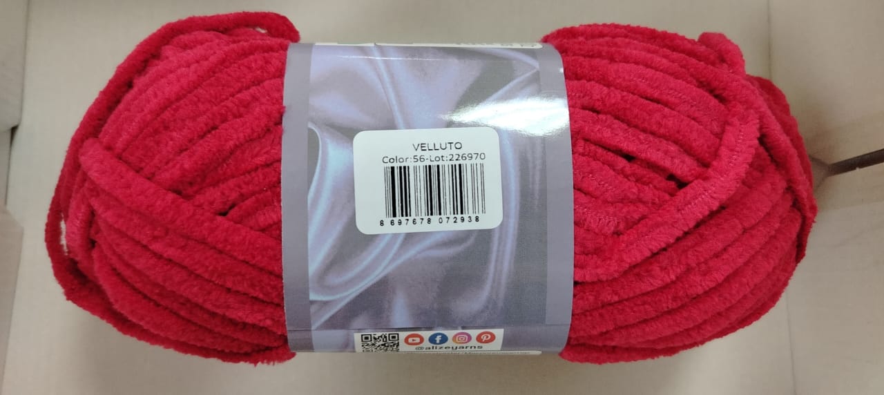 Alize Velluto-56 Red