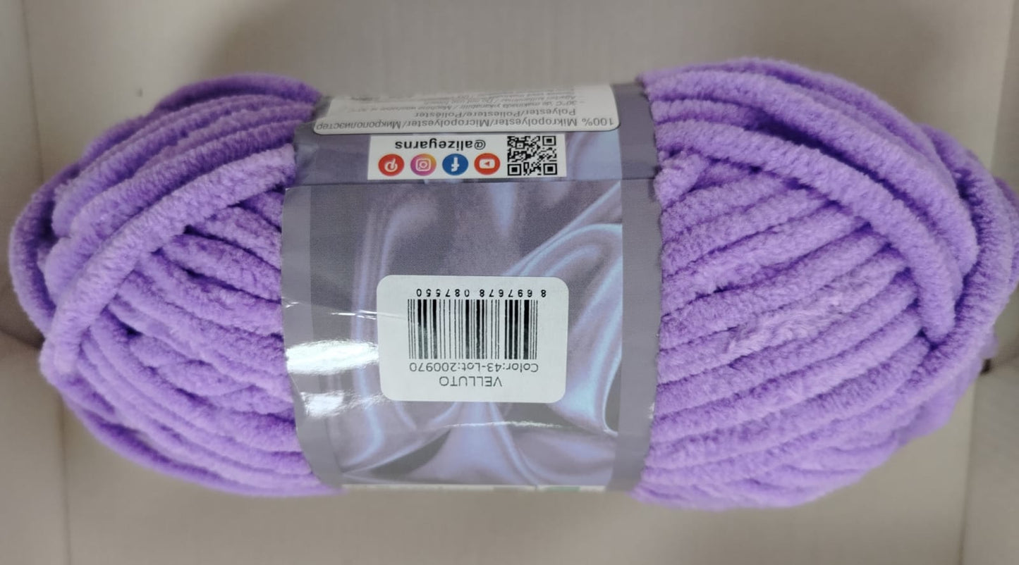 Alize Velluto -43 New Purple