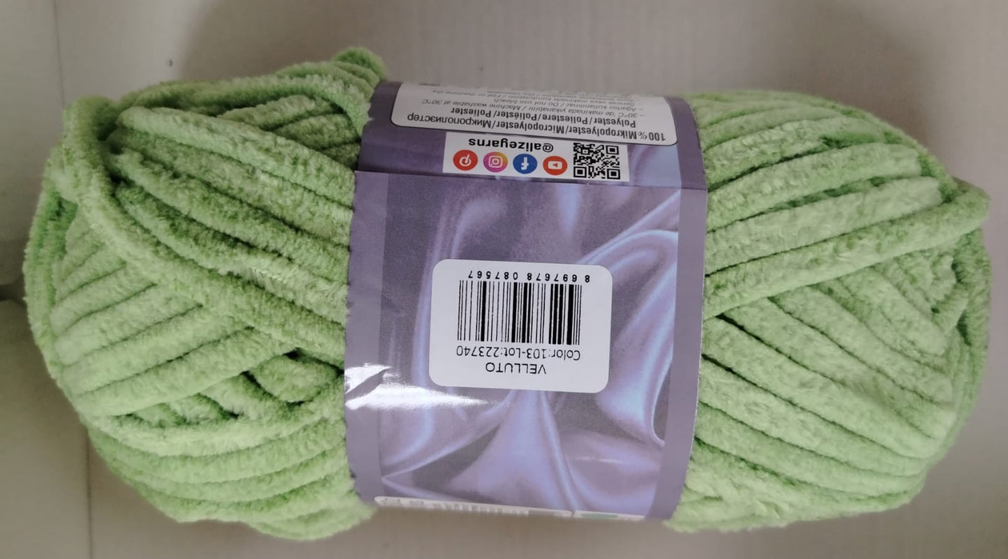 Alize Velluto -103 Lime